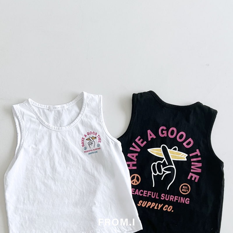 From I - Korean Children Fashion - #kidzfashiontrend - Good Time Sleeveless - 10