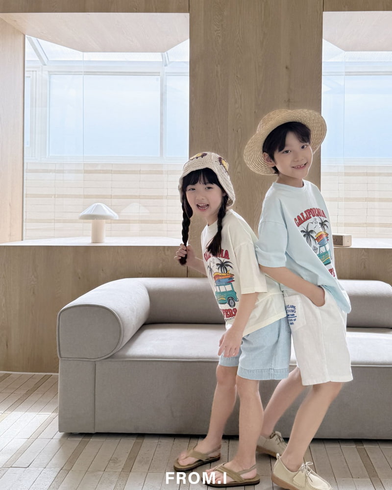 From I - Korean Children Fashion - #magicofchildhood - Linen Embroidered Denim Pants - 9