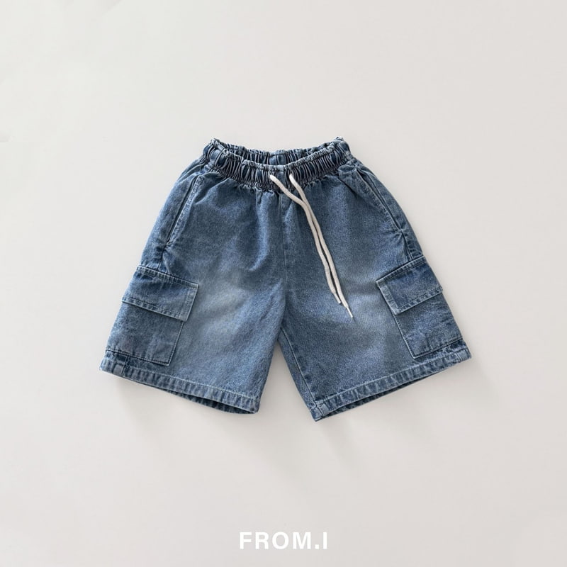 From I - Korean Children Fashion - #magicofchildhood - Cargo Denim Pants - 6