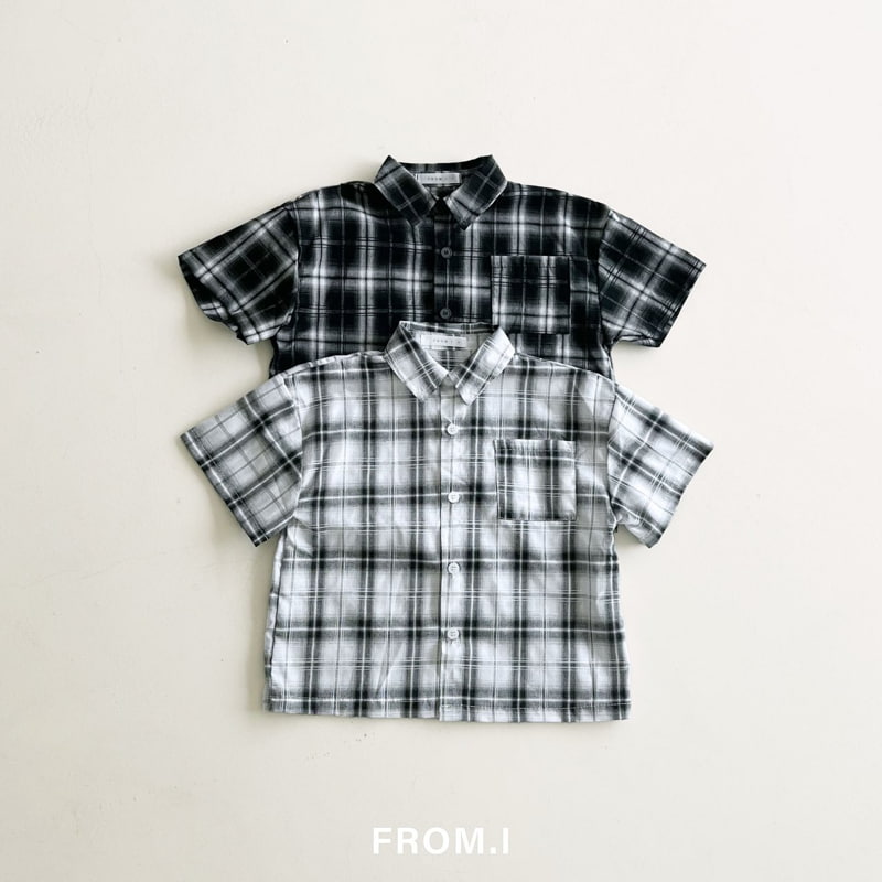 From I - Korean Children Fashion - #magicofchildhood - Check Shirt