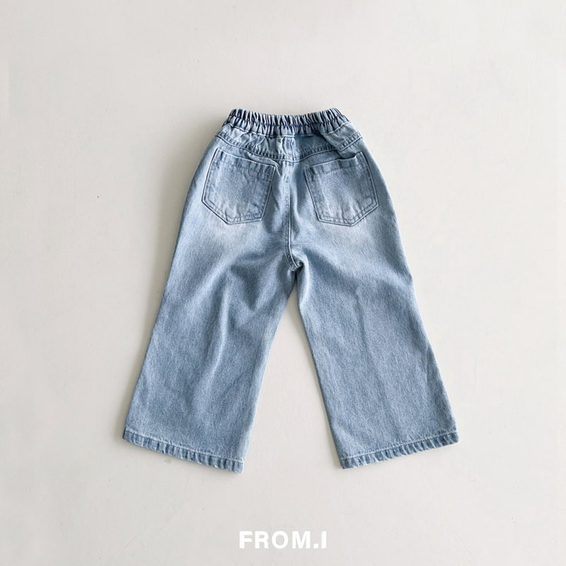 From I - Korean Children Fashion - #magicofchildhood - Wide Cut Flare Jeans - 7