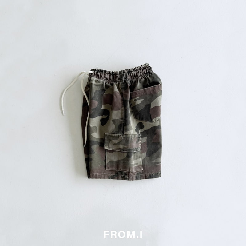 From I - Korean Children Fashion - #minifashionista - Camo Half Pants - 3