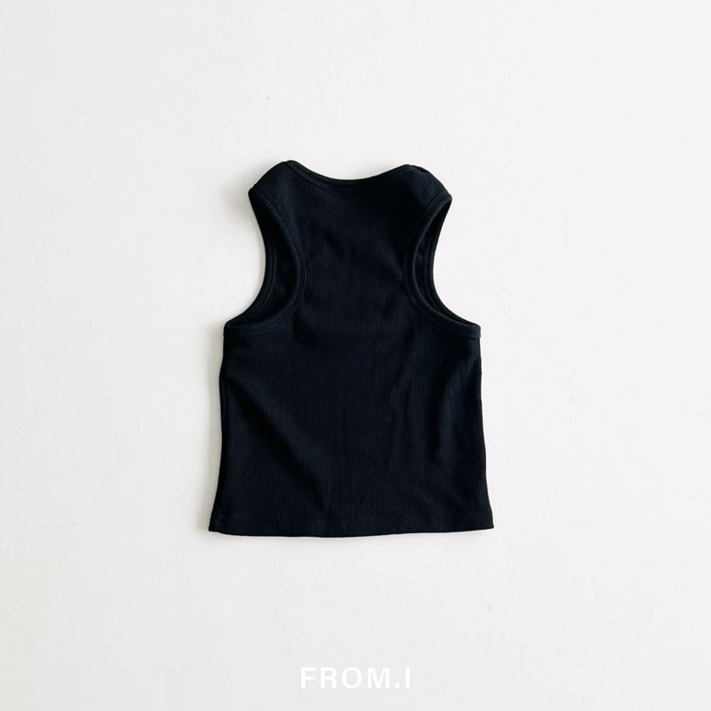 From I - Korean Children Fashion - #minifashionista - Gold Sleeveless Tee - 8