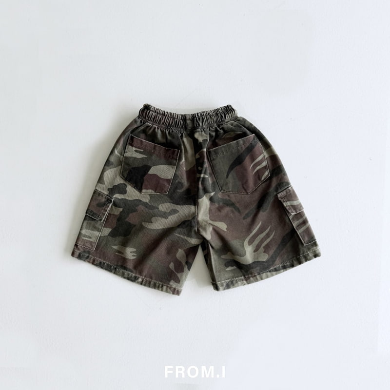 From I - Korean Children Fashion - #minifashionista - Camo Half Pants - 4