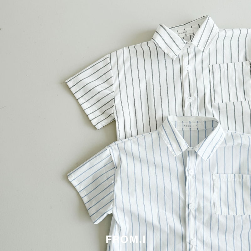 From I - Korean Children Fashion - #prettylittlegirls - Striped Shirt - 5