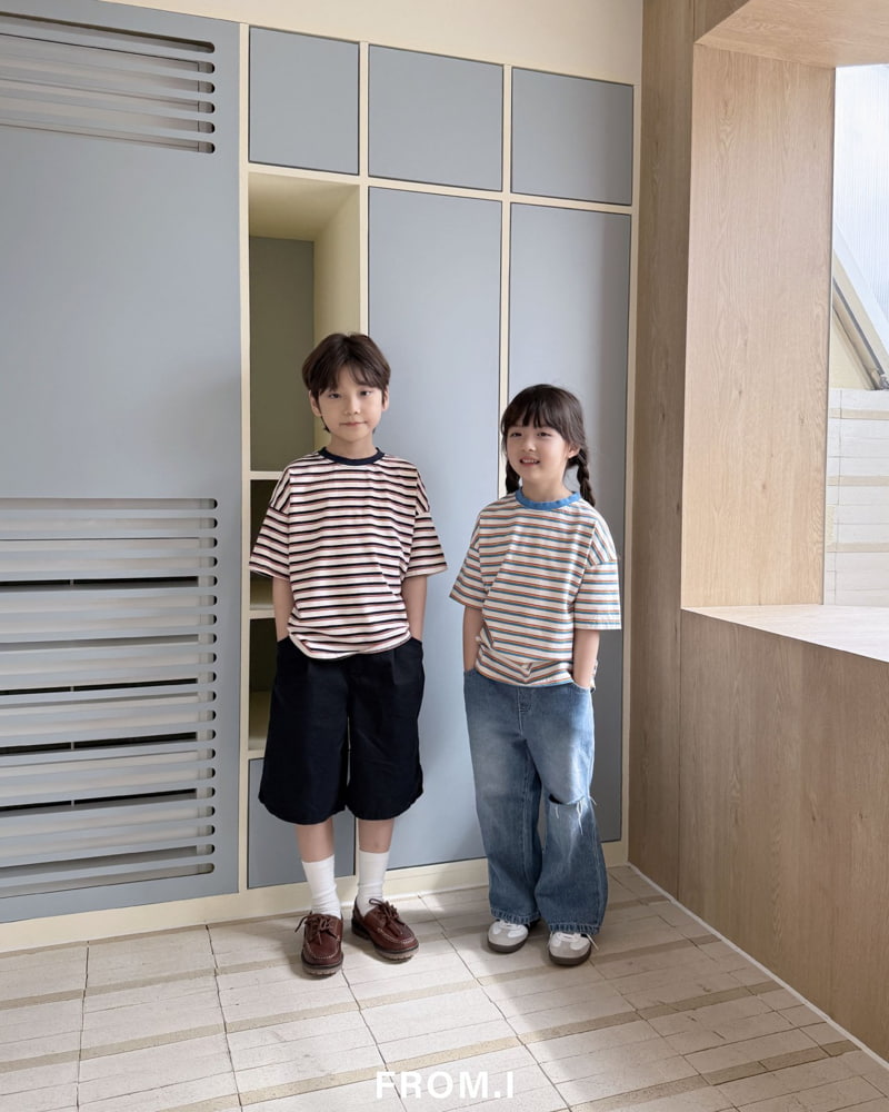 From I - Korean Children Fashion - #prettylittlegirls - Stripe Tee - 12