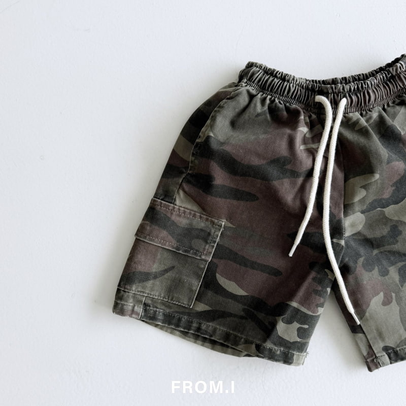 From I - Korean Children Fashion - #stylishchildhood - Camo Half Pants - 7