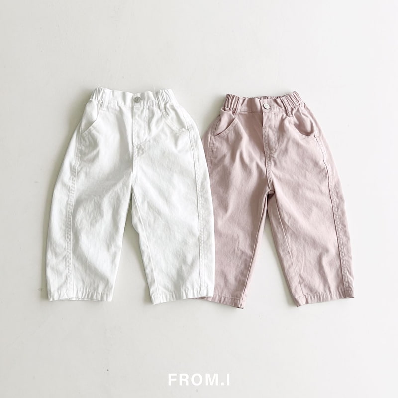 From I - Korean Children Fashion - #stylishchildhood - Curved Cotton Pants - 10
