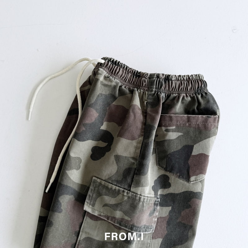 From I - Korean Children Fashion - #todddlerfashion - Camo Half Pants - 5