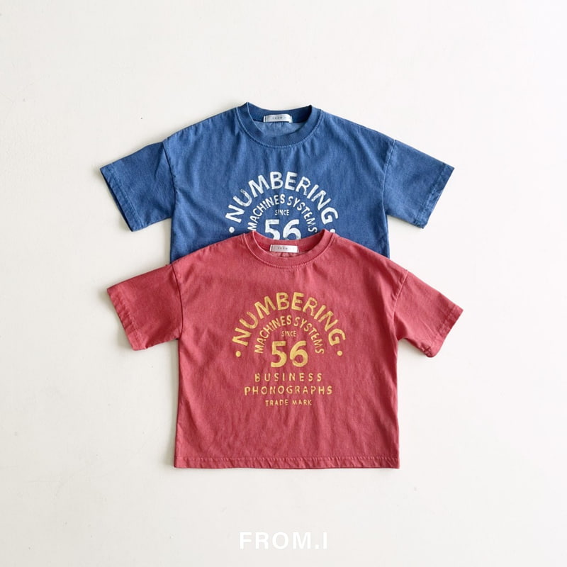 From I - Korean Children Fashion - #todddlerfashion - Numbering Tee