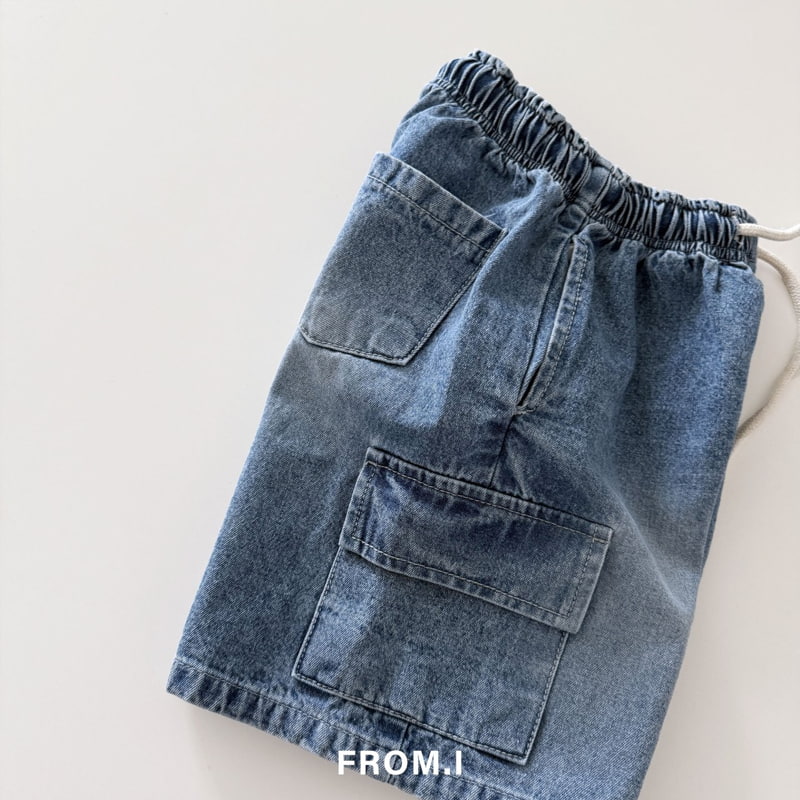 From I - Korean Children Fashion - #todddlerfashion - Cargo Denim Pants - 9