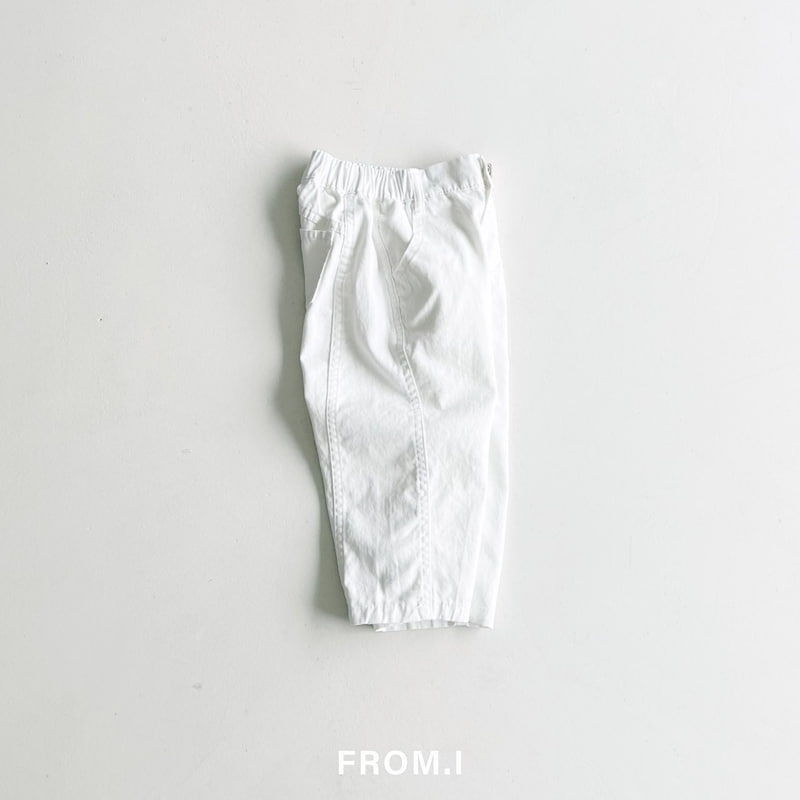From I - Korean Children Fashion - #todddlerfashion - Curved Cotton Pants - 8