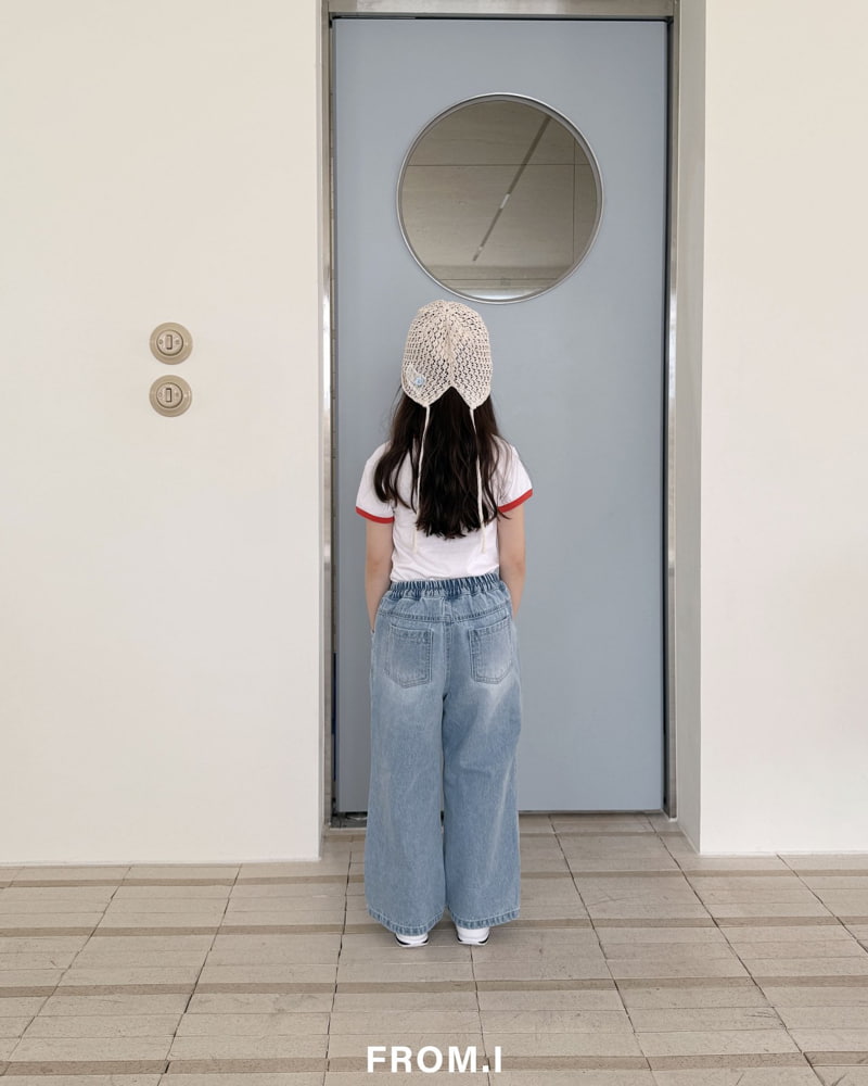 From I - Korean Children Fashion - #todddlerfashion - Wide Cut Flare Jeans - 10
