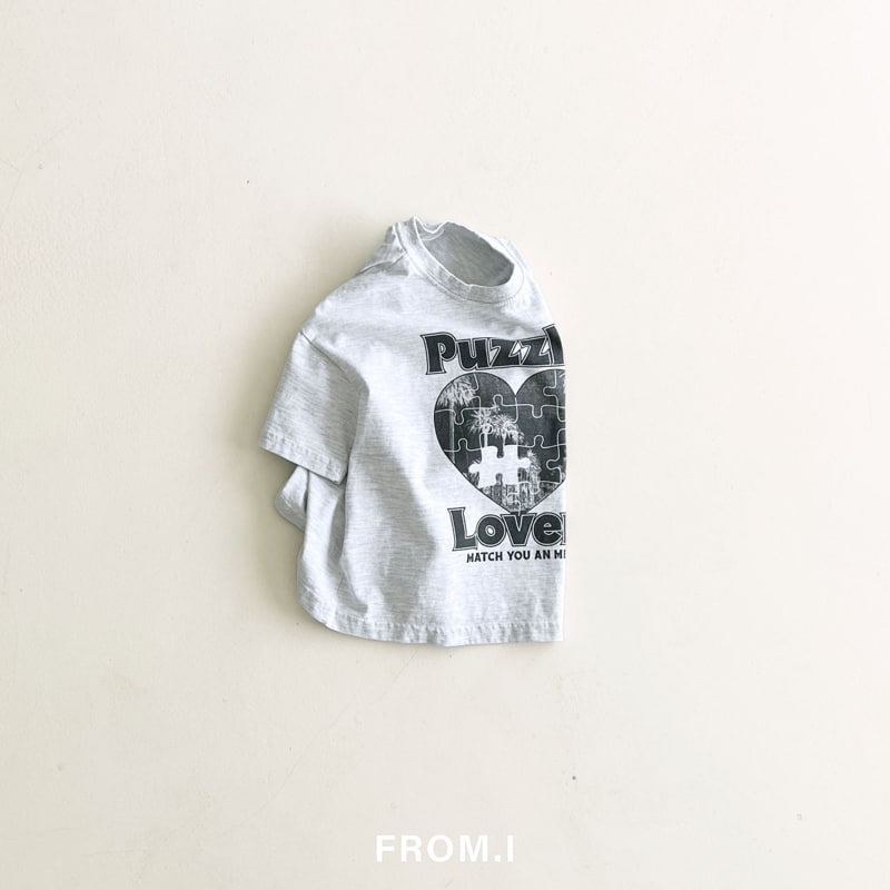 From I - Korean Children Fashion - #todddlerfashion - Puzzle Tee - 9