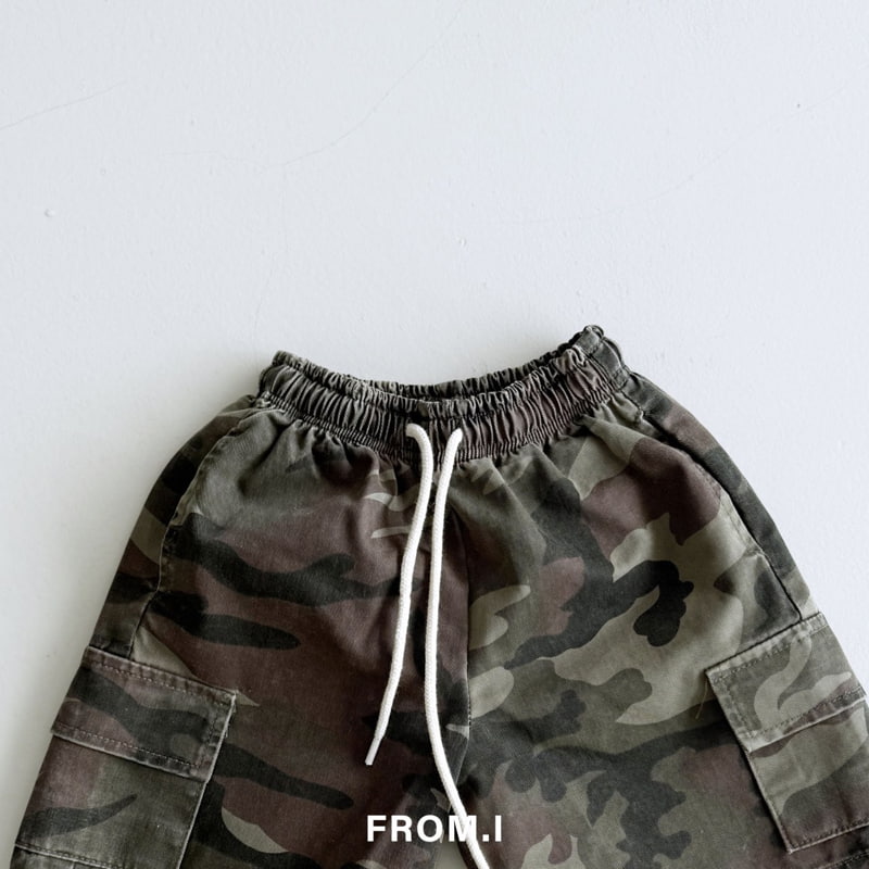 From I - Korean Children Fashion - #toddlerclothing - Camo Half Pants - 6