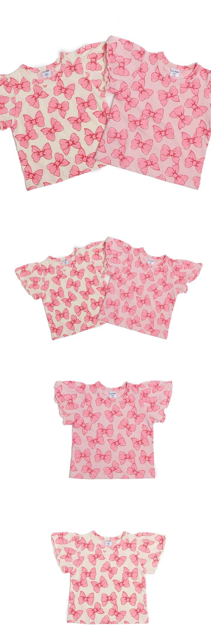 Ggbebe - Korean Children Fashion - #toddlerclothing - Ribbon Tee
