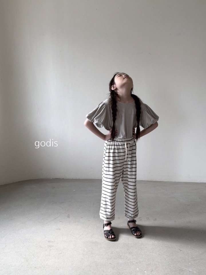 Godis - Korean Children Fashion - #stylishchildhood - Balloon Sleeve Tee - 4