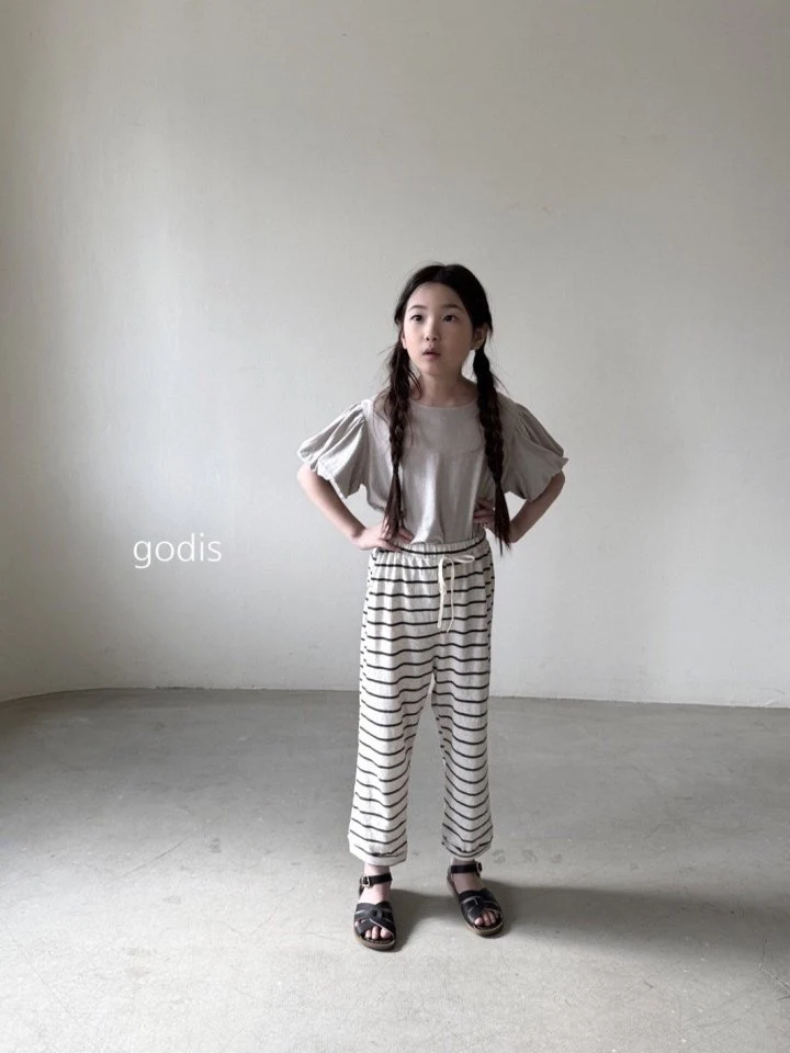 Godis - Korean Children Fashion - #childrensboutique - Balloon Sleeve Tee - 5