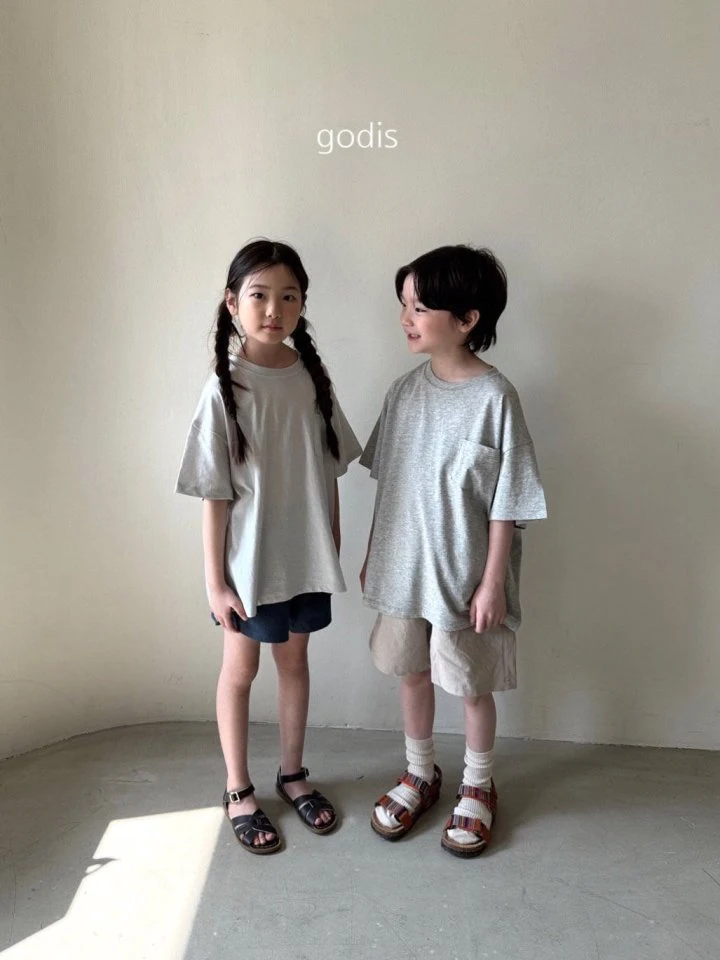 Godis - Korean Children Fashion - #childrensboutique - Stitch Pocket Tee - 8