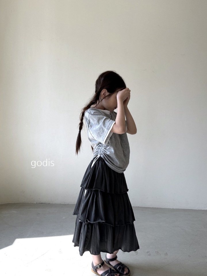 Godis - Korean Children Fashion - #discoveringself - String Tee - 3
