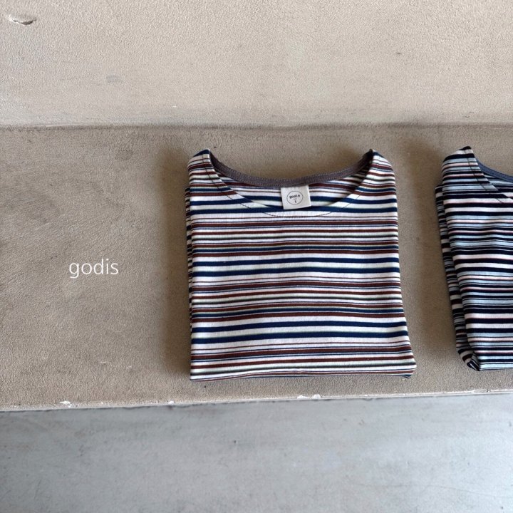 Godis - Korean Children Fashion - #kidsshorts - What Stripe Tee - 7