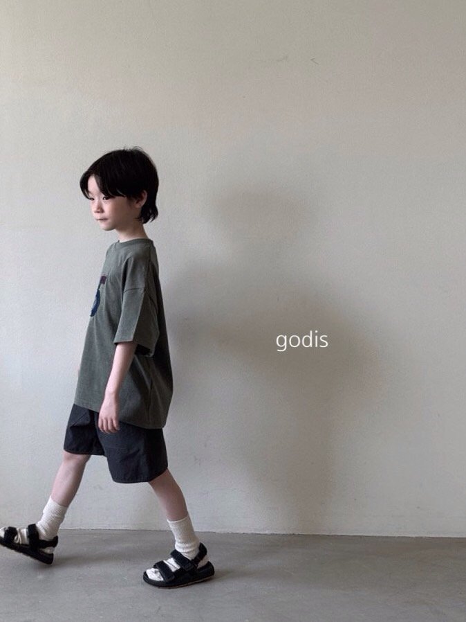 Godis - Korean Children Fashion - #kidsshorts - Number Five Tee - 3