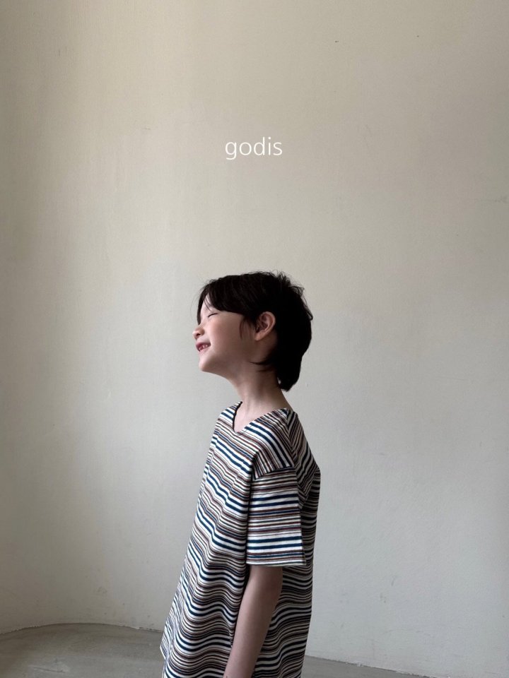 Godis - Korean Children Fashion - #kidsstore - What Stripe Tee - 8