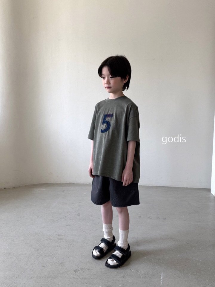 Godis - Korean Children Fashion - #kidzfashiontrend - Number Five Tee - 5