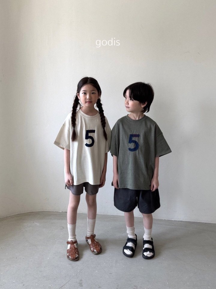 Godis - Korean Children Fashion - #magicofchildhood - Number Five Tee - 8
