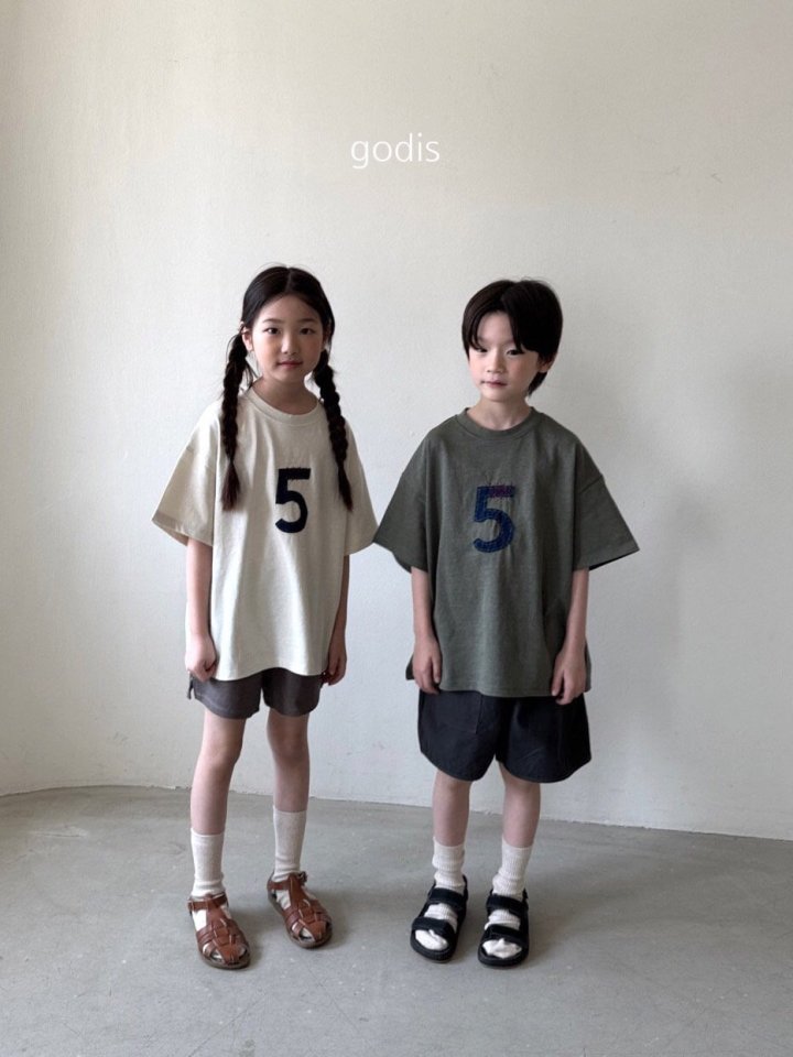 Godis - Korean Children Fashion - #minifashionista - Number Five Tee - 9