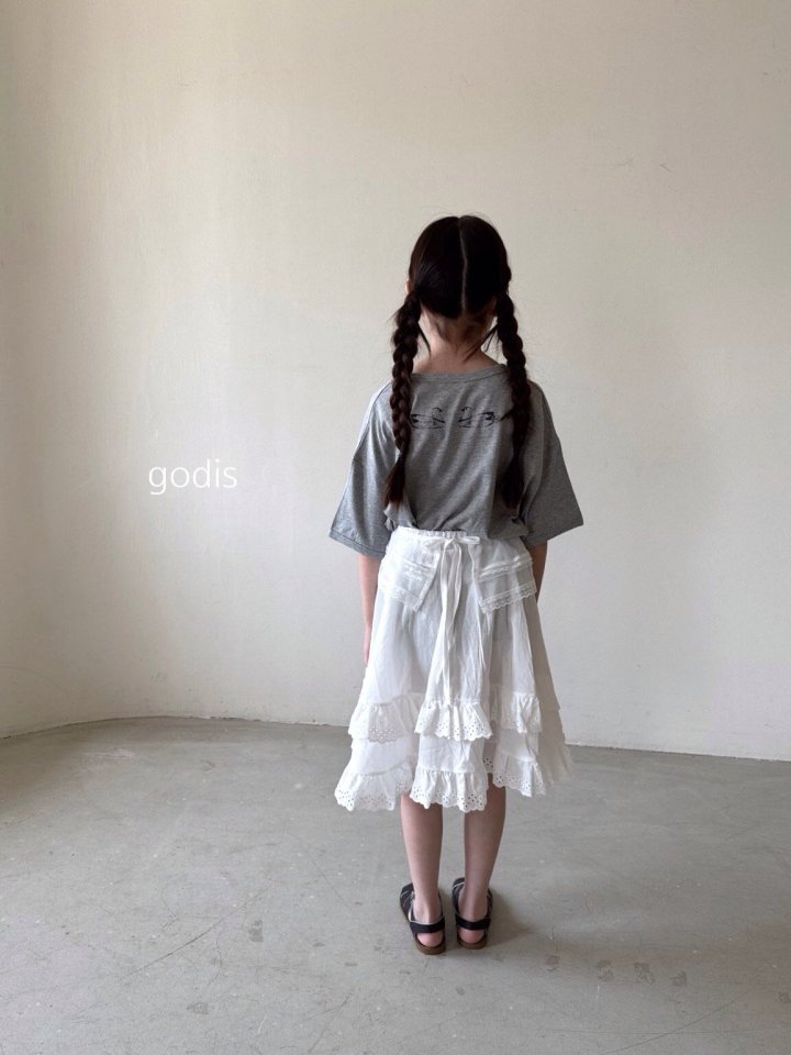 Godis - Korean Children Fashion - #minifashionista - Mesh Apron - 8
