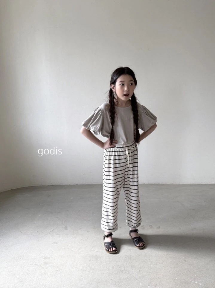 Godis - Korean Children Fashion - #stylishchildhood - Balloon Sleeve Tee - 3
