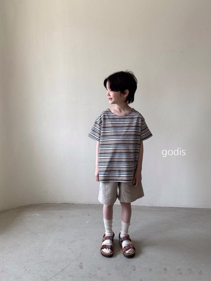 Godis - Korean Children Fashion - #stylishchildhood - What Stripe Tee