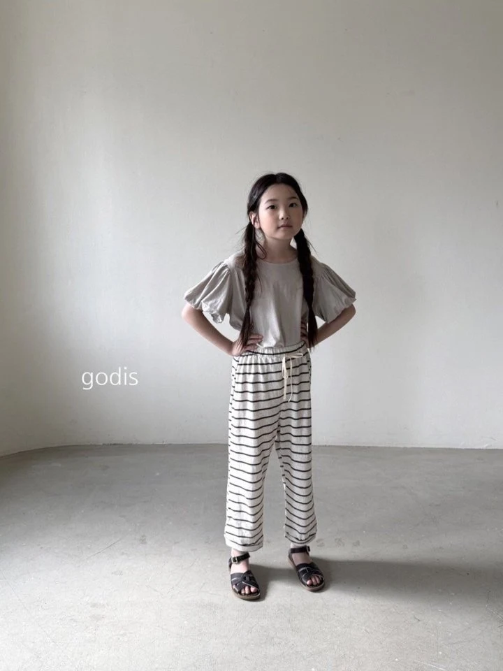 Godis - Korean Children Fashion - #todddlerfashion - Balloon Sleeve Tee