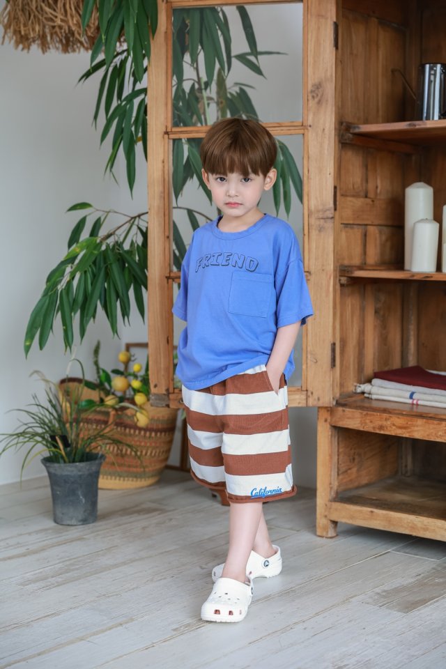 Green Tomato - Korean Children Fashion - #Kfashion4kids - Stripe California Pants