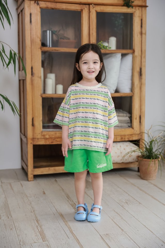 Green Tomato - Korean Children Fashion - #Kfashion4kids - Stripe Tee