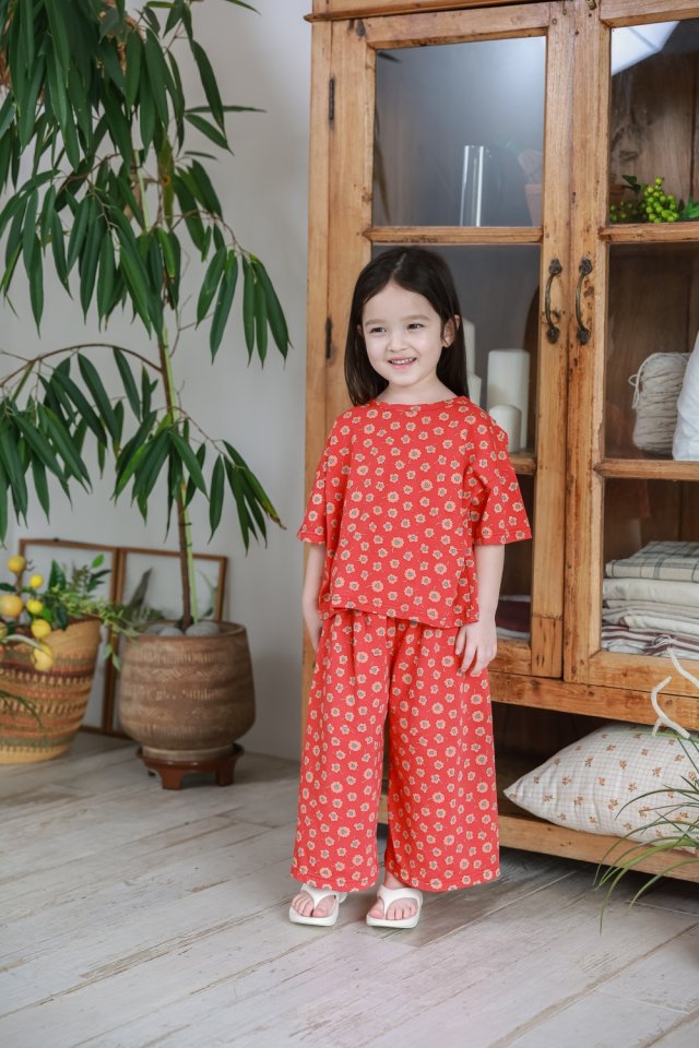 Green Tomato - Korean Children Fashion - #kidzfashiontrend - Heart Set - 4