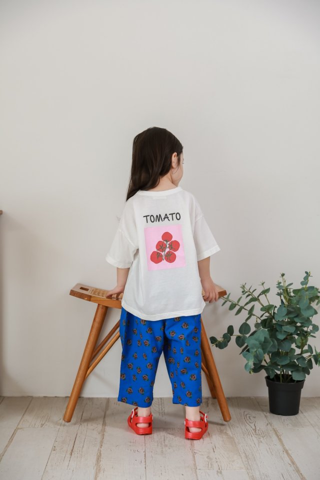 Green Tomato - Korean Children Fashion - #childofig - Flower Pants - 3