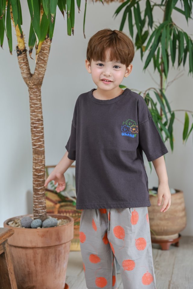 Green Tomato - Korean Children Fashion - #childofig - Uhhhh Tee - 5