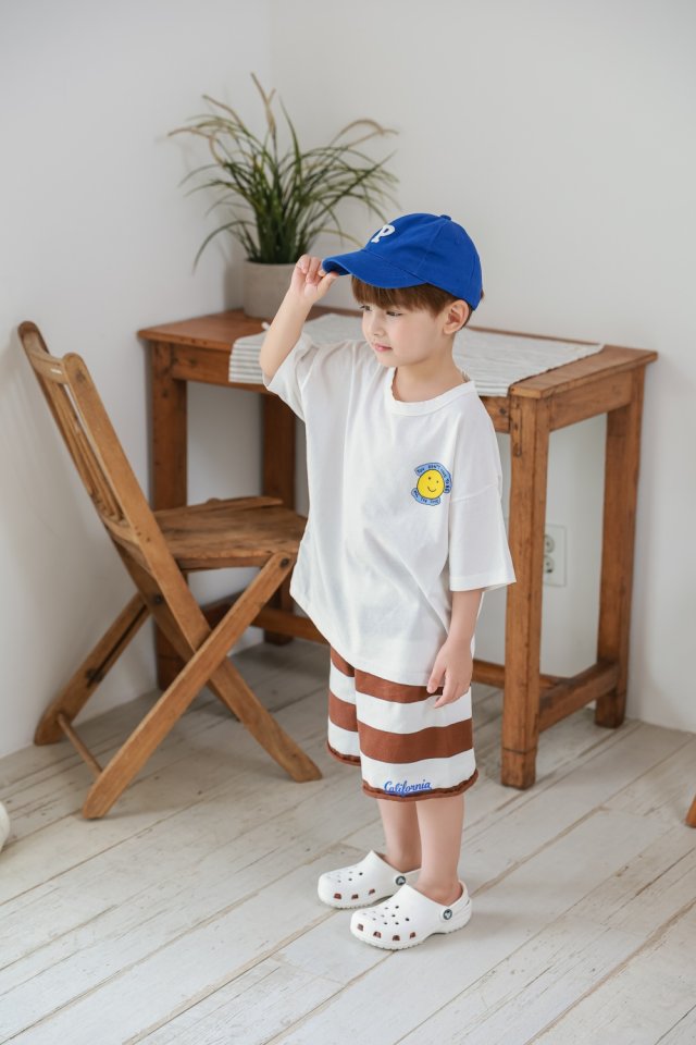 Green Tomato - Korean Children Fashion - #childofig - Smile Tee - 3