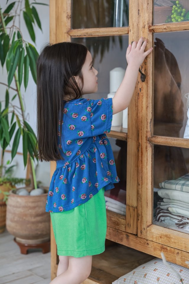 Green Tomato - Korean Children Fashion - #childofig - Flower Tee - 2