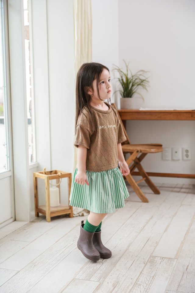 Green Tomato - Korean Children Fashion - #childofig - ST Skirt - 8
