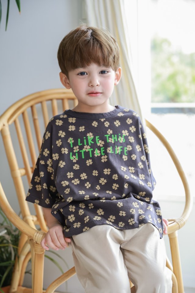 Green Tomato - Korean Children Fashion - #childrensboutique - Clover Tee - 3