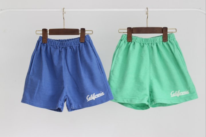 Green Tomato - Korean Children Fashion - #childrensboutique - California Shot Pants - 8