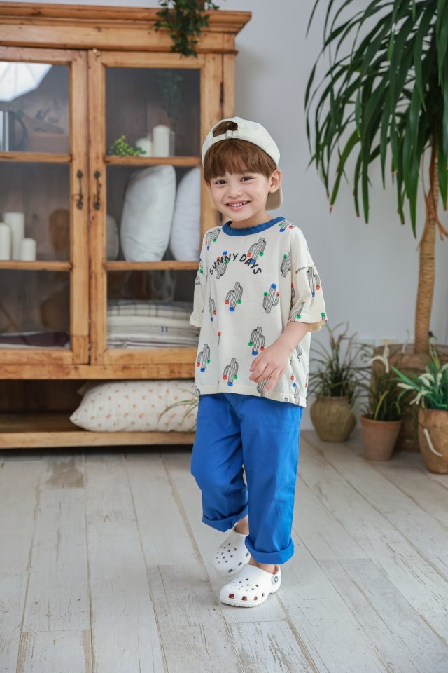 Green Tomato - Korean Children Fashion - #childrensboutique - Cotton Span Pants - 7