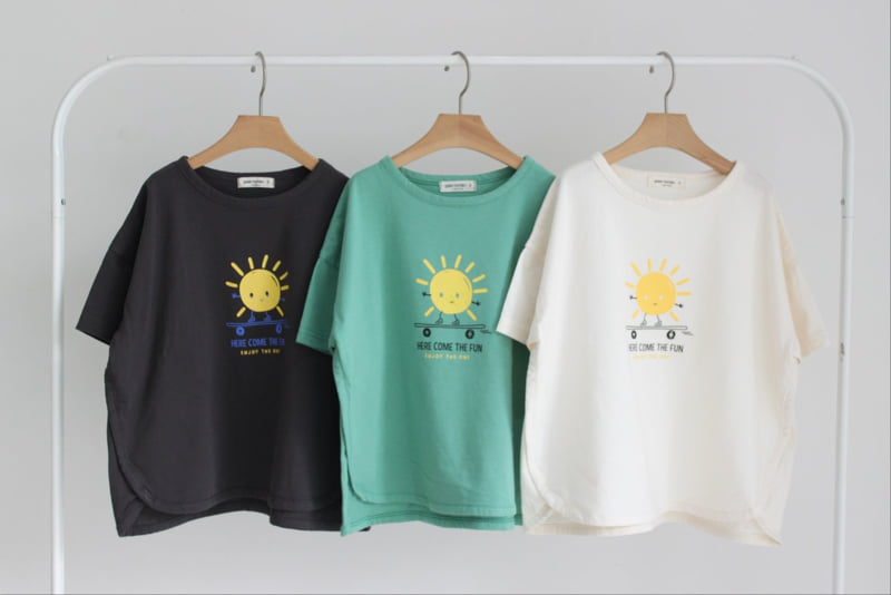 Green Tomato - Korean Children Fashion - #designkidswear - Sunshine Tee - 12