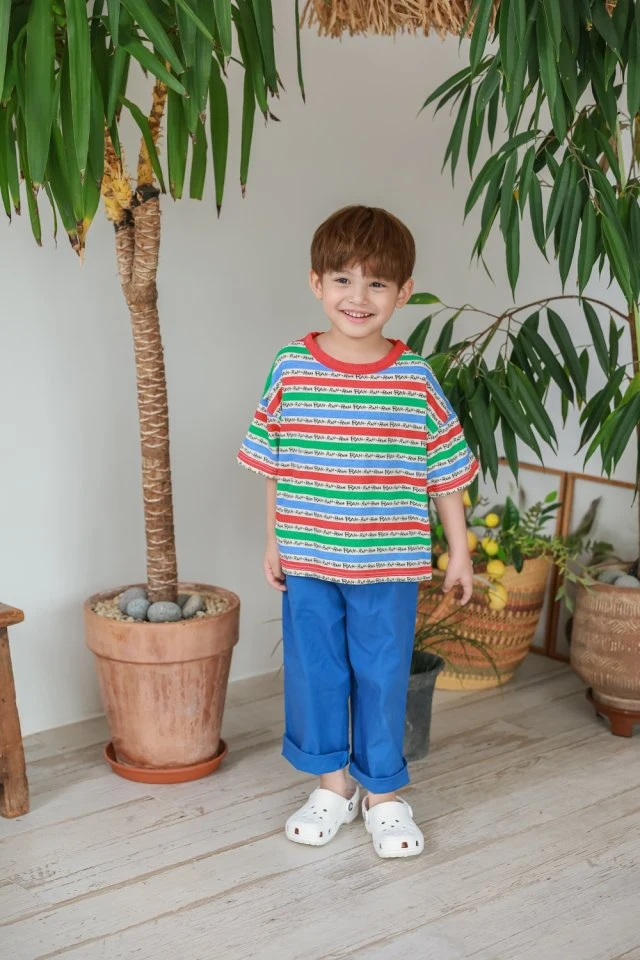 Green Tomato - Korean Children Fashion - #designkidswear - Cotton Span Pants - 8