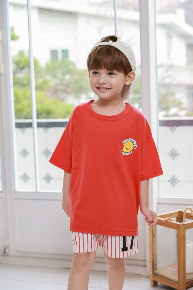 Green Tomato - Korean Children Fashion - #fashionkids - Smile Tee - 7