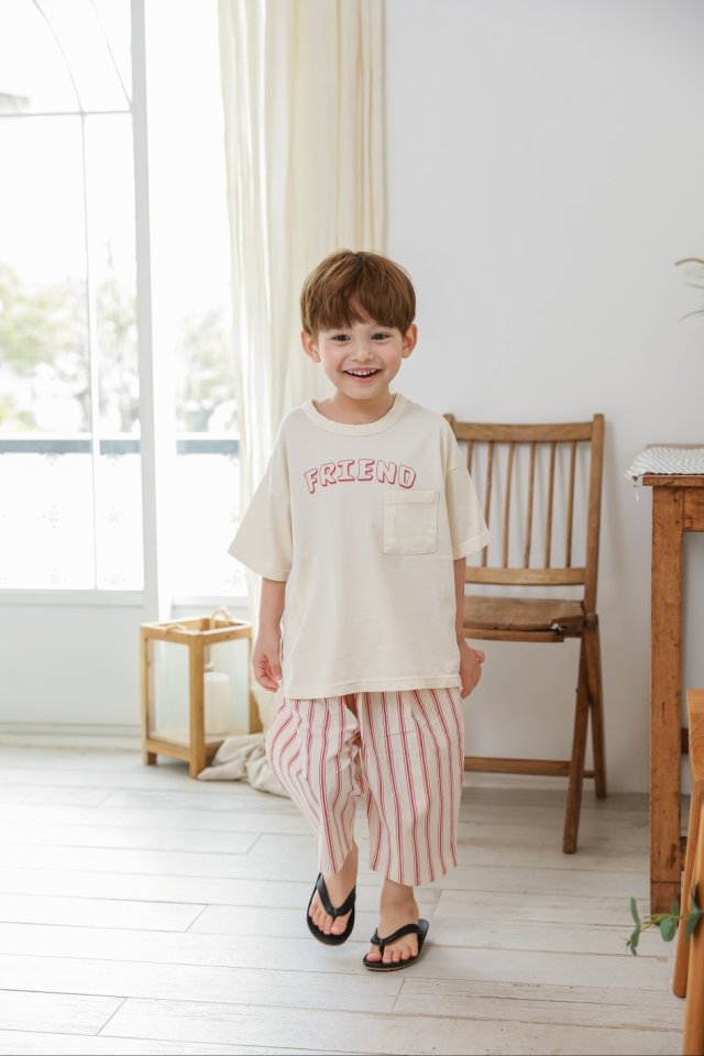 Green Tomato - Korean Children Fashion - #kidsshorts - Friend Tee - 9