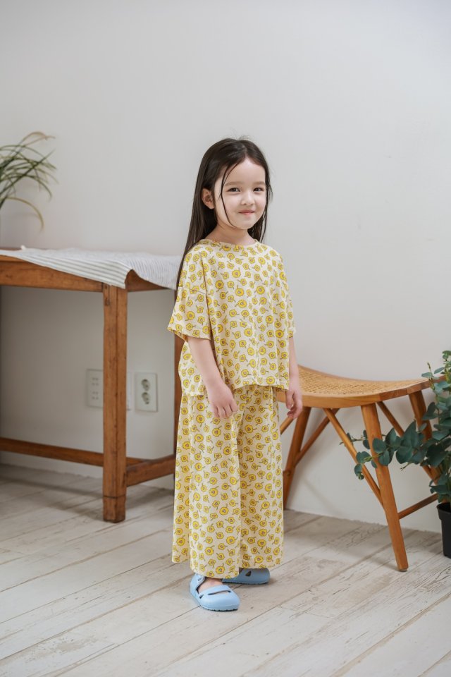Green Tomato - Korean Children Fashion - #kidsshorts - Heart Set